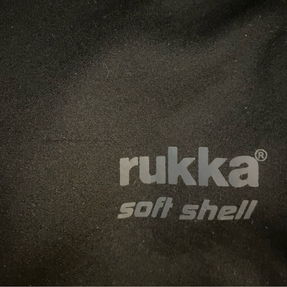 Rukka Soft Shell Black Jacket Women’s Size 46 XXL Weather Resistant Streetwear - Picture 6 of 10